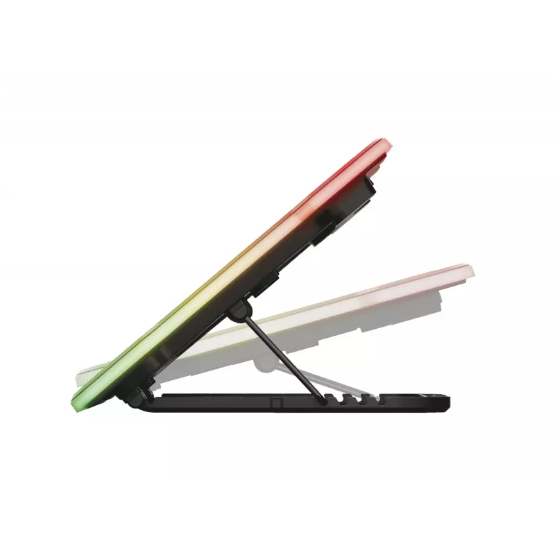 Trust GXT 1126 Aura RGB portatīvā datora dzesēšanas paliktnis līdz 17,3 collām