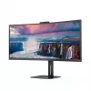 AOC CU34V5CW 34 collu līkts monitors WQHD, USB-C, Windows Hello