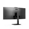 AOC CU34V5CW 34 collu līkts monitors WQHD, USB-C, Windows Hello