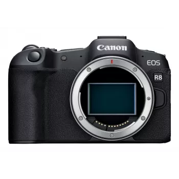 Canon EOS R8, 24,2 MP, 6000 x 4000 pikseļi, CMOS, 4K Ultra HD, Skārienekrāns, Melns