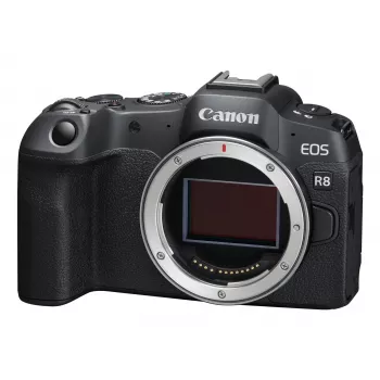 Canon EOS R8, 24,2 MP, 6000 x 4000 pikseļi, CMOS, 4K Ultra HD, Skārienekrāns, Melns
