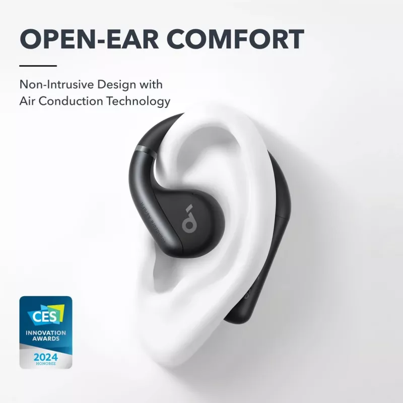 ANKER Soundcore Aerofit Pro Bezvadu Austiņas - Melnas