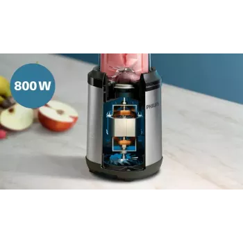 Galda blenderis Philips 5000 sērija HR2765/00 Melns Nerūsējošs tērauds