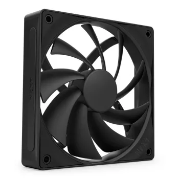 NZXT dzesēšanas ventilators F120q 120mm melns klusā gaisa plūsma