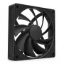 NZXT dzesēšanas ventilators F120q 120mm melns klusā gaisa plūsma