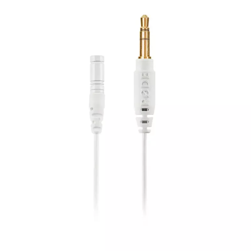 RØDE Lavalier GO LAVGOW klipša tipa lavalier mikrofons, 20–20000 Hz, baltā krāsā
