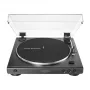 Audio-Technica AT-LP60X pilnībā automātisks jostas piedziņas atskaņotājs melnā krāsā