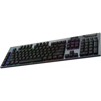 Logitech G915 X Lightspeed bezvadu zema profila spēļu tastatūra - Melna - Qwerty - US International - Tactile