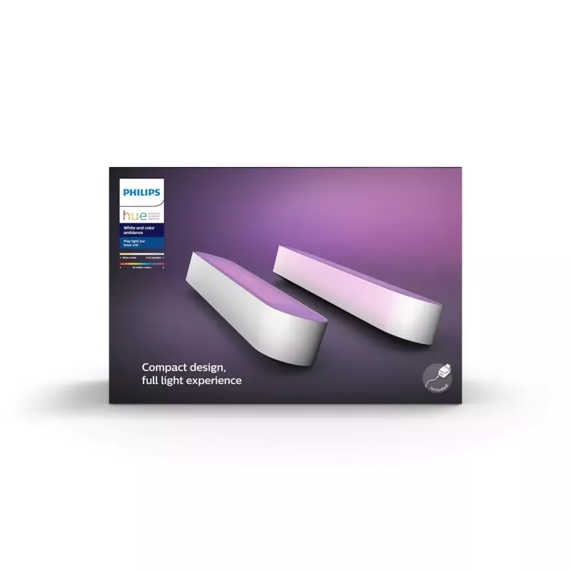 Philips Hue White un krāsu atmosfēras Play gaismas stienis dubultpaka
