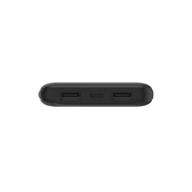 BELKIN BOOST↑CHARGE 10000 mAh bezvadu lādētājs ar USB-C 15W, diviem USB-A, 15cm USB-A uz C kabeli, melns