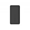 BELKIN BOOST↑CHARGE 10000 mAh bezvadu lādētājs ar USB-C 15W, diviem USB-A, 15cm USB-A uz C kabeli, melns