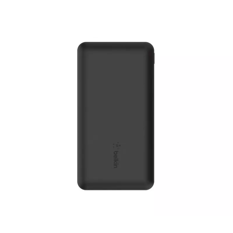 BELKIN BOOST↑CHARGE 10000 mAh bezvadu lādētājs ar USB-C 15W, diviem USB-A, 15cm USB-A uz C kabeli, melns