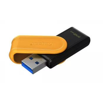 Kingston DataTraveler Exodia S 512 GB USB 3.2 Gen 1 zibatmiņa (melnā/dzeltenā)