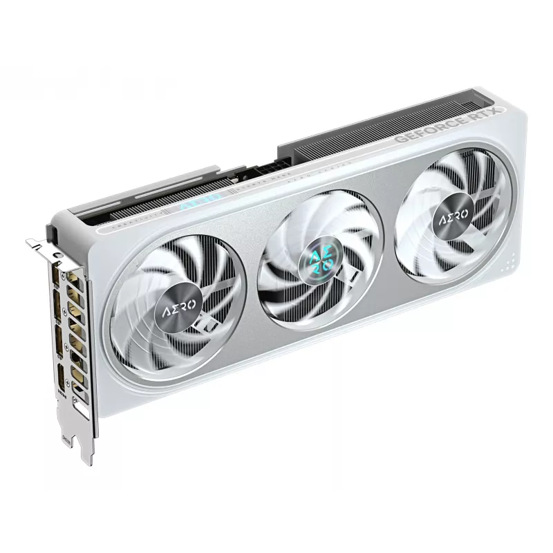 GIGABYTE GeForce RTX 5060 Ti AERO OC 16G videokarte - 16GB GDDR7, 128bit, PCI-E 5.0, 2647MHz kodola frekvence, 3 x DisplayPort, 1 x HDMI, GV-N506TAERO OC-16GD