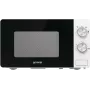 Gorenje MO17E1W mikroviļņu krāsns, brīvstāvoša, solo, 17 L, 700 W, iebūvēts displejs, LED