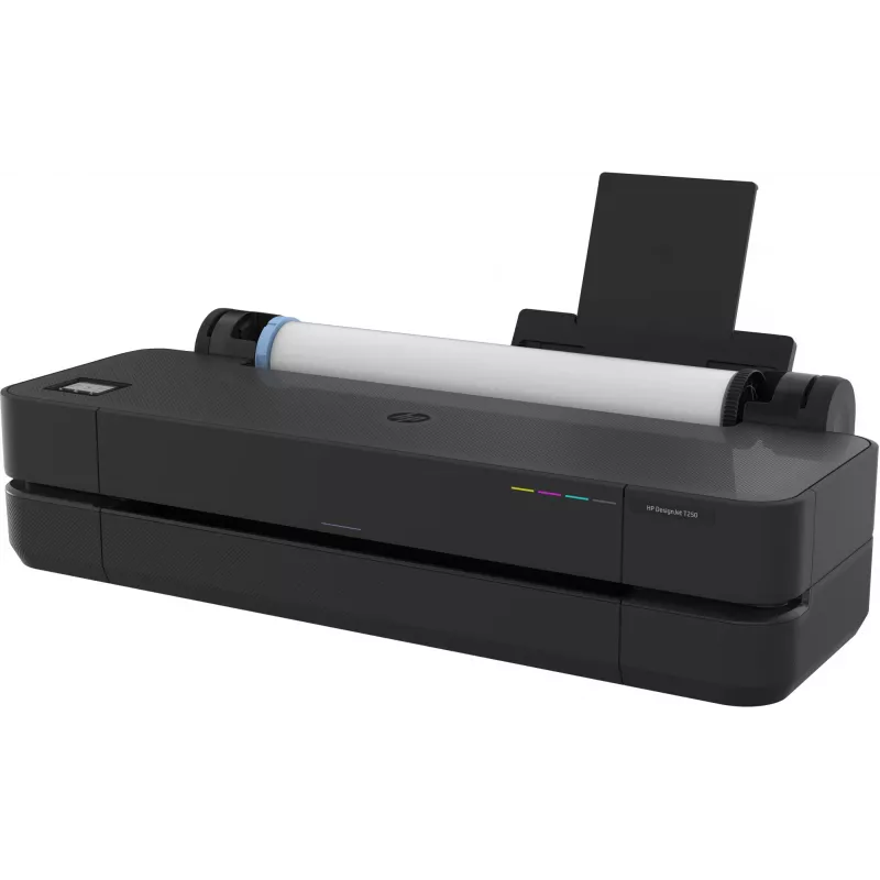 HP DesignJet T250 24-in Printer 2025 edition, termālās tintes printeris, 2400 x 1200 DPI, JPEG, URF, melna, ciāna, fuksīna, dzeltena, 2400 x 1200 DPI, 1 (ciāna, fuksīna, dzeltena, melna)
