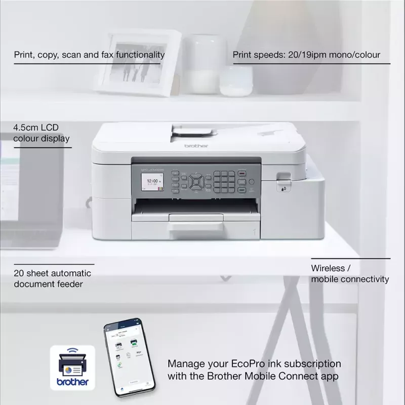 Brother MFC-J4340DWE daudzfunkciju printeris Inkjet A4 1200 x 4800 DPI Wi-Fi