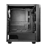 Korpus CHIEFTEC GS-01B-OP Tower Melns — rūdīts stikls, RGB ventilatori, atbalsta ATX/Micro-ATX, GPU līdz 320 mm