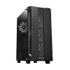 Korpus CHIEFTEC GS-01B-OP Tower Melns — rūdīts stikls, RGB ventilatori, atbalsta ATX/Micro-ATX, GPU līdz 320 mm