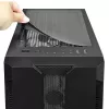 Korpus CHIEFTEC GS-01B-OP Tower Melns — rūdīts stikls, RGB ventilatori, atbalsta ATX/Micro-ATX, GPU līdz 320 mm