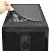 Korpus CHIEFTEC GS-01B-OP Tower Melns — rūdīts stikls, RGB ventilatori, atbalsta ATX/Micro-ATX, GPU līdz 320 mm