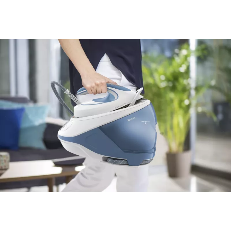 Tefal Express Protect SV9202 2800 W 1.8 L Durilium AirGlide Autoclean gludeklis Balts, Zils