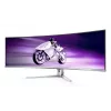 Philips Evnia 8000 49M2C8900L/00 datora monitors 124.2 cm (48.9 collas) 5120 x 1440 pikseļi Dual QHD QD-OLED Balts