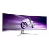 Philips Evnia 8000 49M2C8900L/00 datora monitors 124.2 cm (48.9 collas) 5120 x 1440 pikseļi Dual QHD QD-OLED Balts