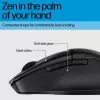 HP 480 Comfort Bluetooth pele, labā roka, Bluetooth, 4000 DPI, melna