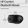 HP 480 Comfort Bluetooth pele, labā roka, Bluetooth, 4000 DPI, melna