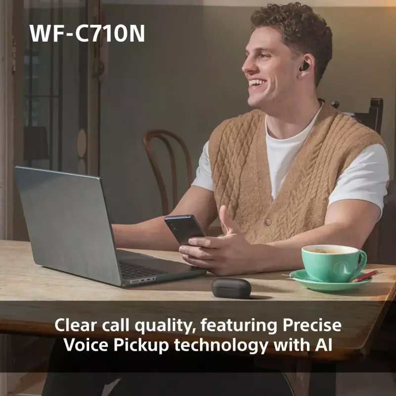 Sony WF-C710N (WFC710NP.CE7) Bezvadu austiņas ar trokšņu slāpēšanu – Rozā