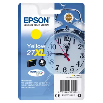 Epson 27XL DURABrite Ultra dzeltenā tintes kasetne (viena iepakojumā)