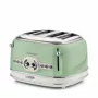 Ariete 156 4 Slotu Vintage Toaster, 1600 W, 6 Grauzdēšanas Līmeņi, Nerūsējošais Tērauds Krāsots Pasteļzaļā, Bez Sviestmaižu Turētājiem, Zaļš
