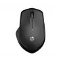 HP 285 Silent Wireless Mouse, abpusējs, optiskais, RF bezvadu, 1200 DPI, Melns