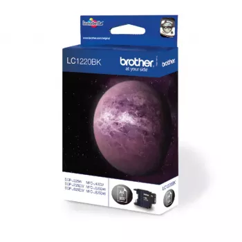 Brother LC1220BK oriģinālā melnā tintes kasetne 1 gab.