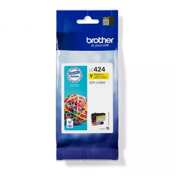 Brother LC424Y oriģinālā dzeltenā tintes kasetne 1 gab.