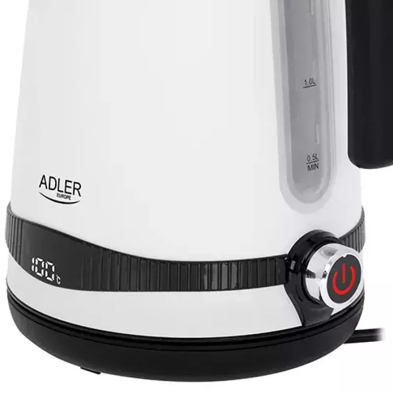 Elektriskā tējkanna Adler 1.7 L 2200 W Balta