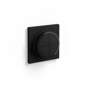 Philips Tap dial slēdzis, bezvadu, melns, brīvi stāvošs/pie sienas, IP20, plastmasa