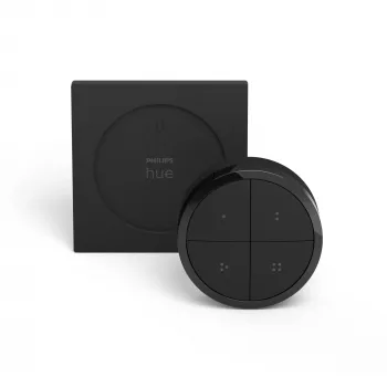 Philips Tap dial slēdzis, bezvadu, melns, brīvi stāvošs/pie sienas, IP20, plastmasa