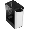 Aerocool Bionic V2 Midi Tower datora korpuss, ATX / micro ATX / Mini-ITX, rūdīts stikls, RGB, baltā krāsā