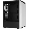 Aerocool Bionic V2 Midi Tower datora korpuss, ATX / micro ATX / Mini-ITX, rūdīts stikls, RGB, baltā krāsā