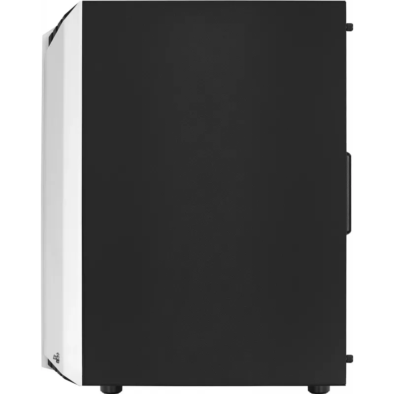 Aerocool Bionic V2 Midi Tower datora korpuss, ATX / micro ATX / Mini-ITX, rūdīts stikls, RGB, baltā krāsā