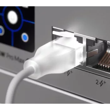 Ethernet savienojuma kabelis UBIQUITI UACC-Cable-Patch-EL 0,3 m Cat6 2,5Gbps PoE++ balts