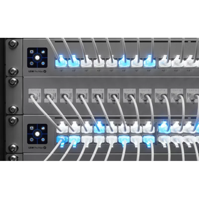 Ethernet savienojuma kabelis UBIQUITI UACC-Cable-Patch-EL 0,3 m Cat6 2,5Gbps PoE++ balts