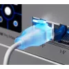Ethernet savienojuma kabelis UBIQUITI UACC-Cable-Patch-EL 0,3 m Cat6 2,5Gbps PoE++ balts