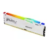 Kingston FURY Beast 32GB (2x16GB) DDR5 5600MHz CL36 atmiņas komplekts baltā krāsā ar RGB apgaismojumu un AMD EXPO atbalstu