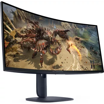 Alienware AW3425DWM datora monitors 86.4 cm (34 collas) 3440 x 1440 pikseļi Wide Quad HD LCD Melns, Zils