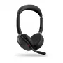 Jabra Evolve2 65 Flex - Link380a MS Stereo, vadu un bezvadu, 20 - 20000 Hz, birojs/zvanu centrs, 136 g, austiņas, melna