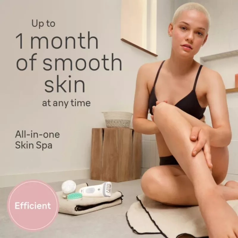 Braun Silk-épil 7 7-081 epilators ar 40 pincetēm Balts