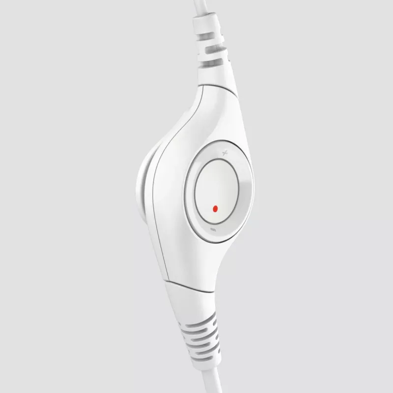 LOGITECH H390 USB-A austiņas ar mikrofonu - balta